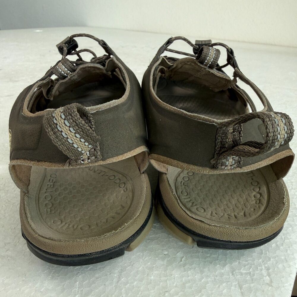Keen Clearwater CNX Sandals Green Cordlock Round Toe Waterproof Men's Size 9.5 - Picture 6 of 11